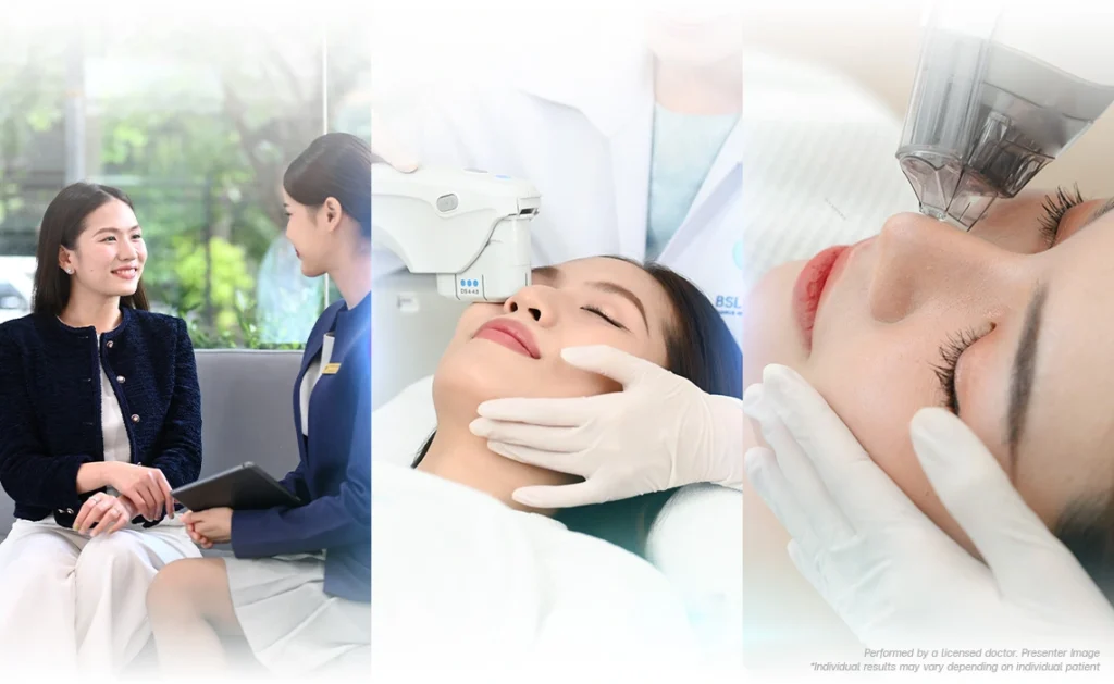 bsl clinic manggu yimei zhongxin skin laser clinic thailand anti aging facial design hifu rf treatment