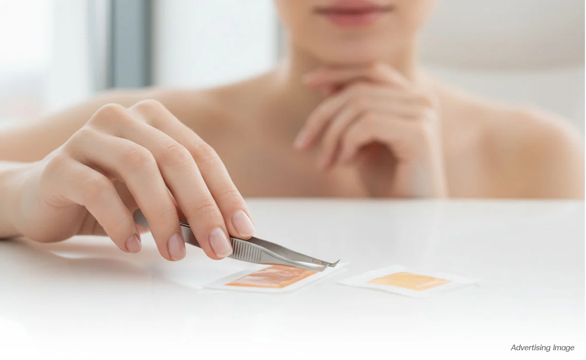 Do not wax or pluck hair before laser or IPL treatments to allow proper follicle detection.