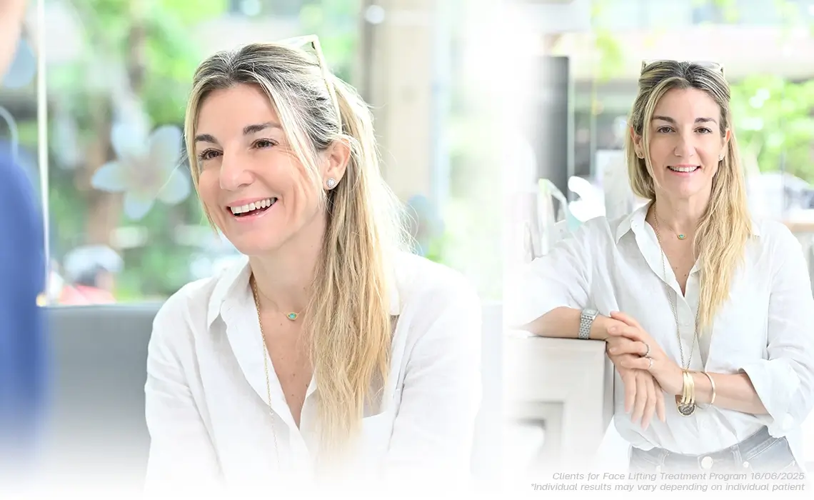Valeria sharing her non surgical face lift experience at BSL Clinic